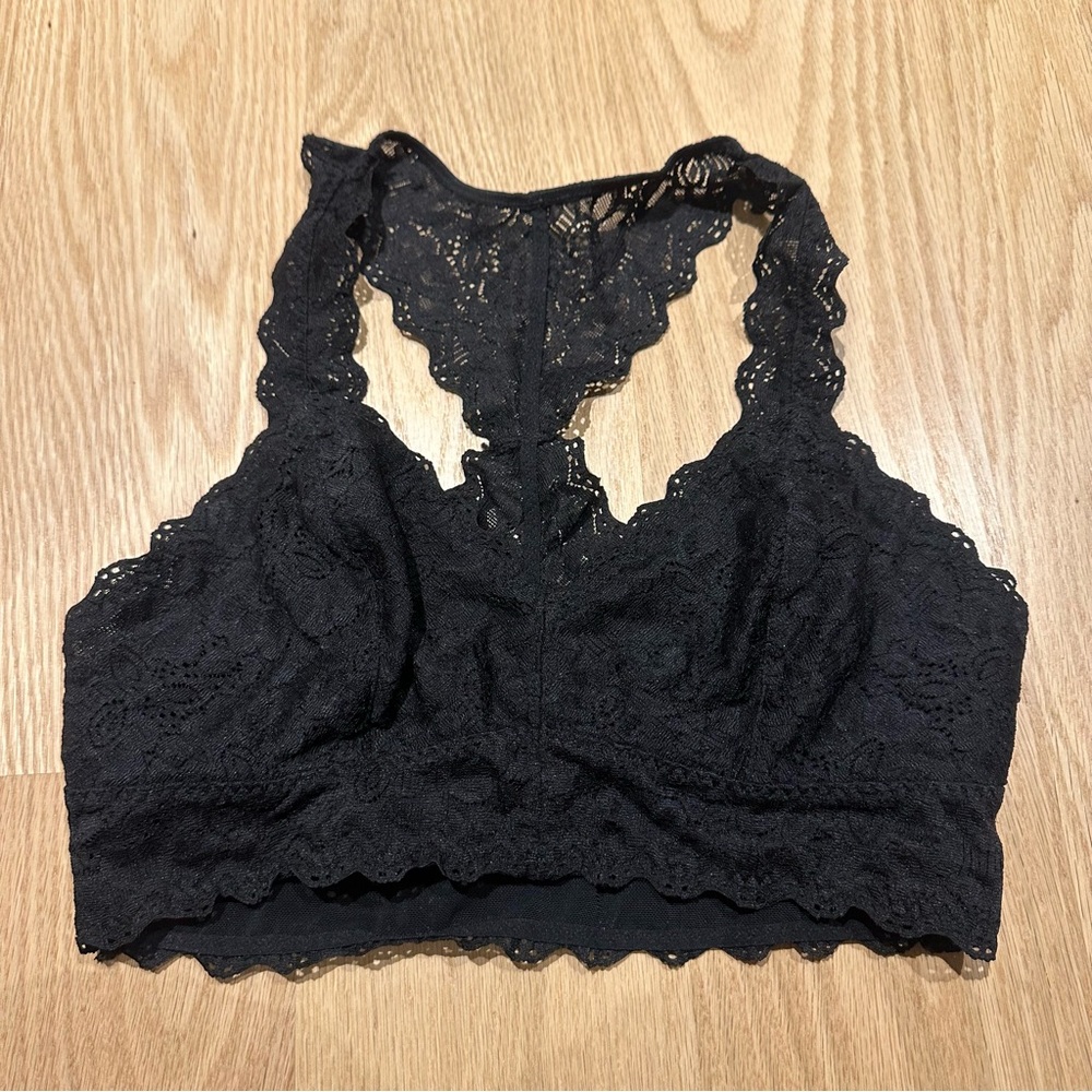 Small Black Lace Bralet